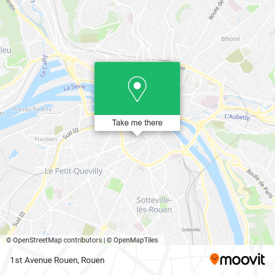 Mapa 1st Avenue Rouen
