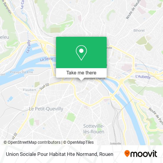Union Sociale Pour Habitat Hte Normand map