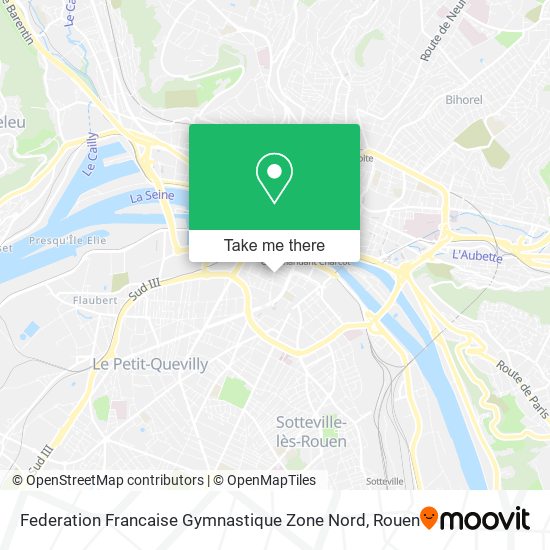 Federation Francaise Gymnastique Zone Nord map