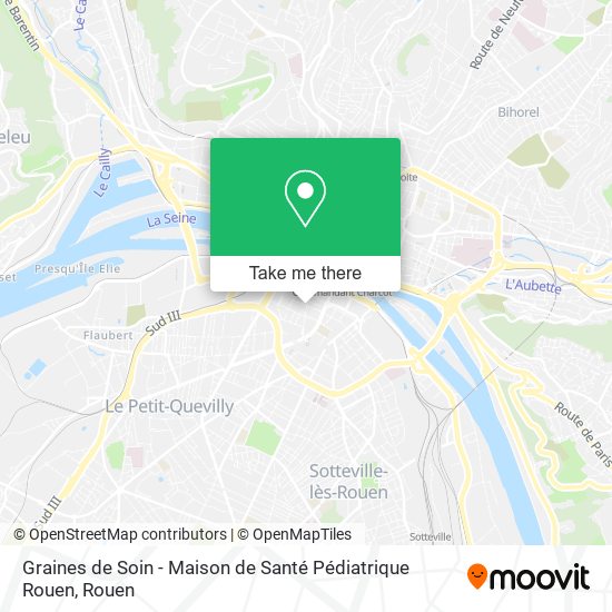 Mapa Graines de Soin - Maison de Santé Pédiatrique Rouen