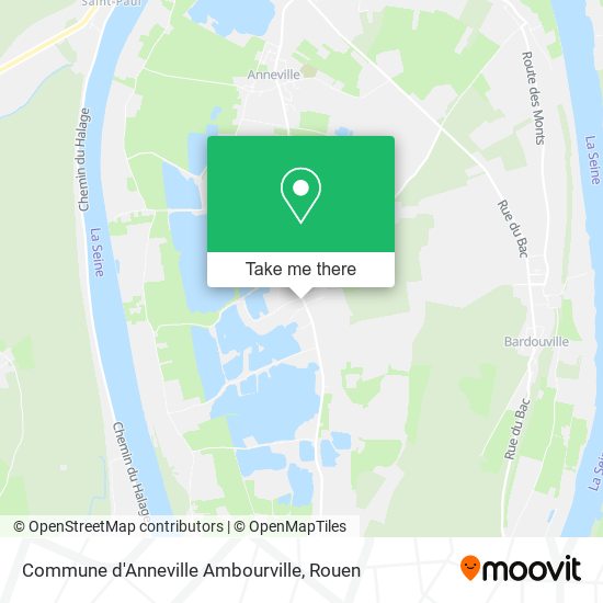 Commune d'Anneville Ambourville map