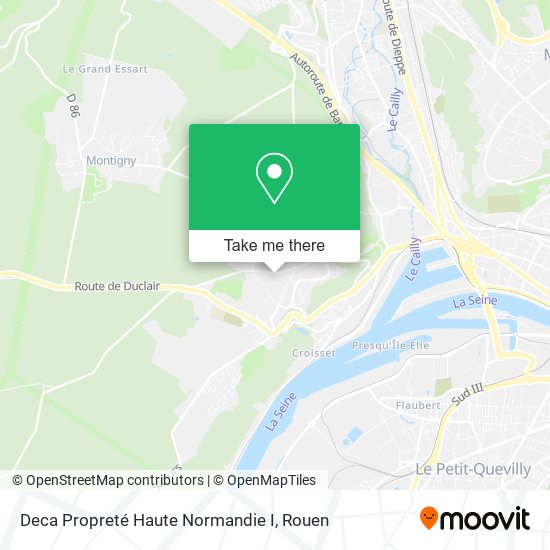 Deca Propreté Haute Normandie I map