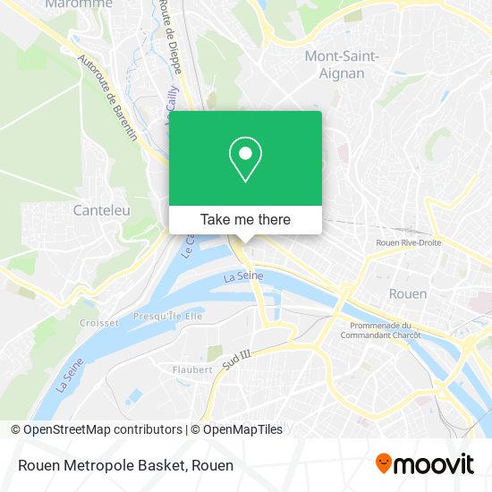 Rouen Metropole Basket map