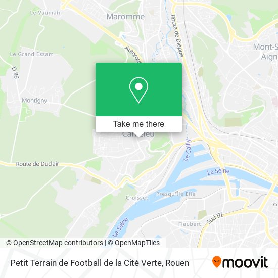 Petit Terrain de Football de la Cité Verte map
