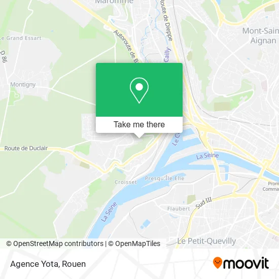 Agence Yota map