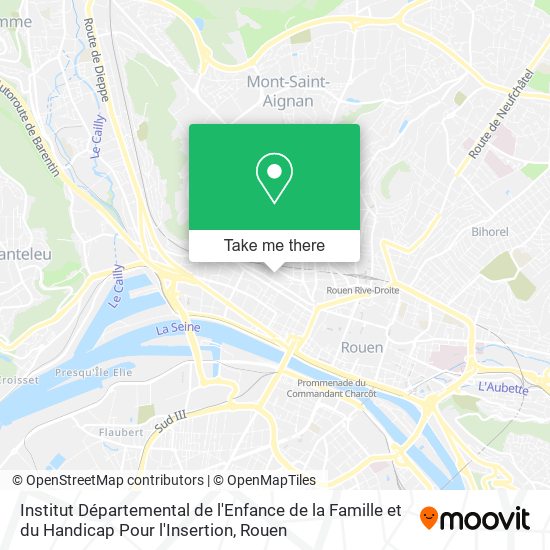 Institut Départemental de l'Enfance de la Famille et du Handicap Pour l'Insertion map