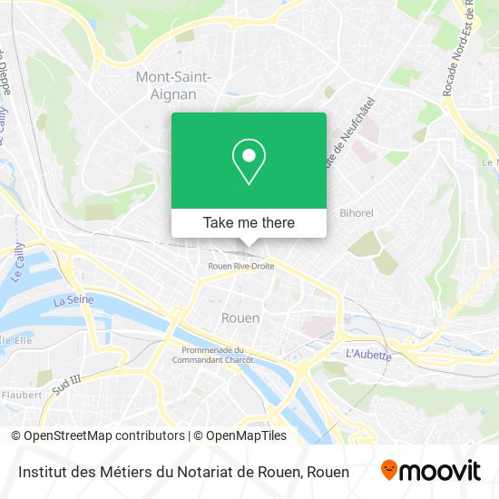 Institut des Métiers du Notariat de Rouen map