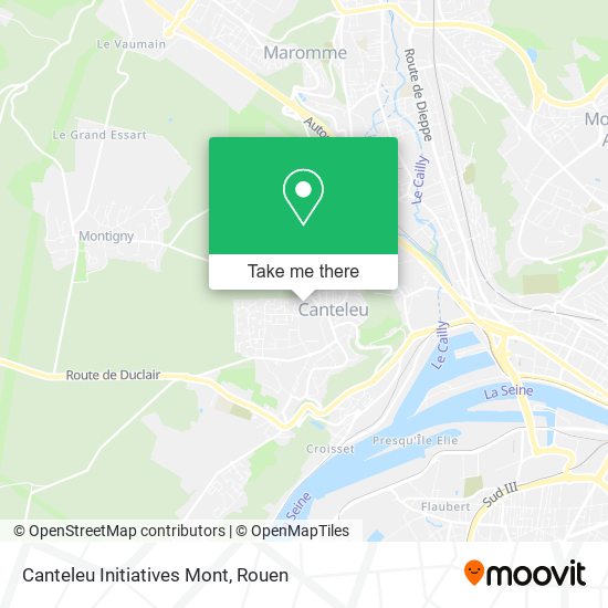 Canteleu Initiatives Mont map