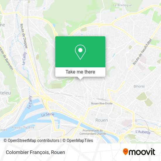 Colombier François map