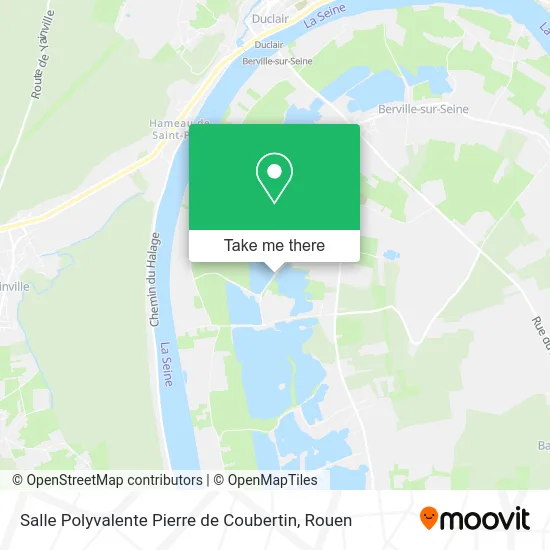 Salle Polyvalente Pierre de Coubertin map