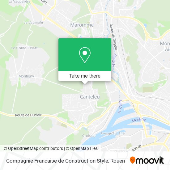 Mapa Compagnie Francaise de Construction Style
