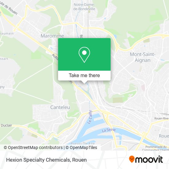 Hexion Specialty Chemicals map
