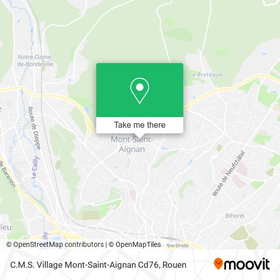 Mapa C.M.S. Village Mont-Saint-Aignan Cd76