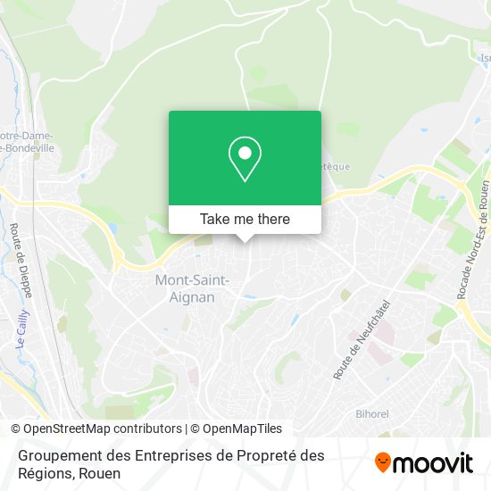 Groupement des Entreprises de Propreté des Régions map