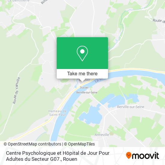 Centre Psychologique et Hôpital de Jour Pour Adultes du Secteur G07. map