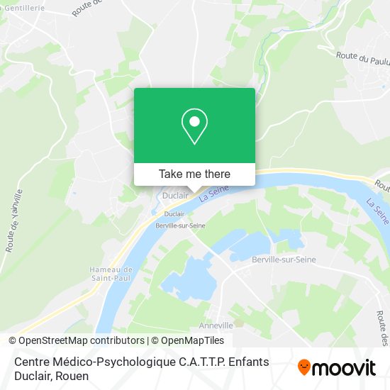 Centre Médico-Psychologique C.A.T.T.P. Enfants Duclair map