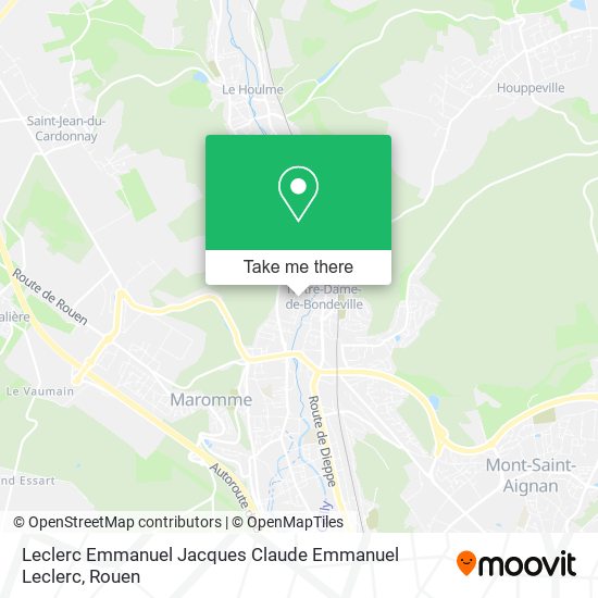 Mapa Leclerc Emmanuel Jacques Claude Emmanuel Leclerc