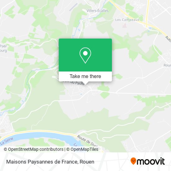 Maisons Paysannes de France map