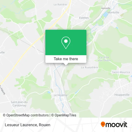 Lesueur Laurence map