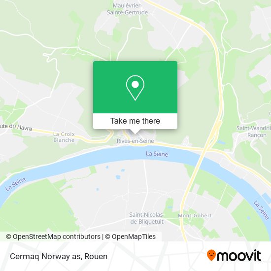 Mapa Cermaq Norway as