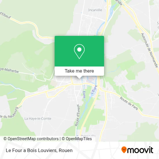 Le Four a Bois Louviers map