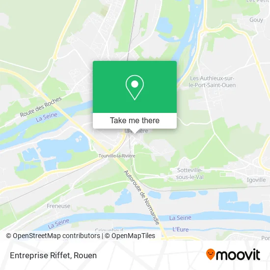 Entreprise Riffet map