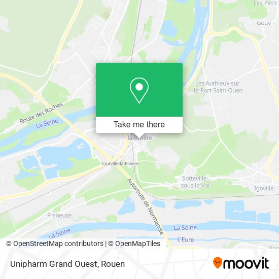 Unipharm Grand Ouest map