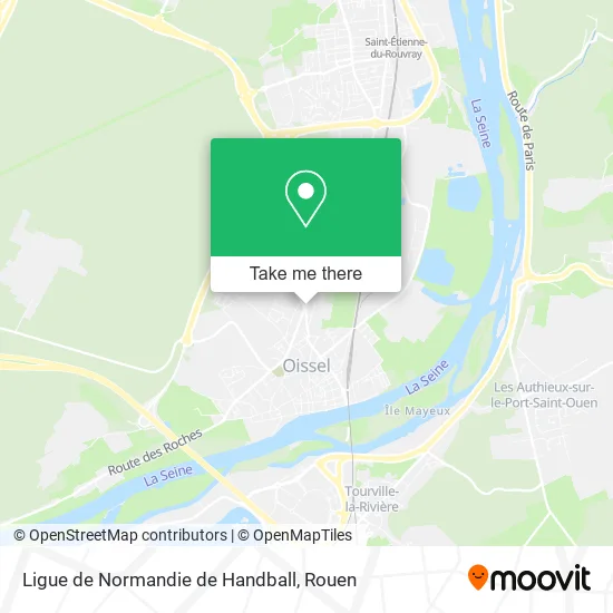 Ligue de Normandie de Handball map