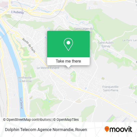Mapa Dolphin Telecom Agence Normandie