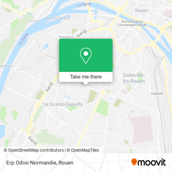 Erp Odoo Normandie map