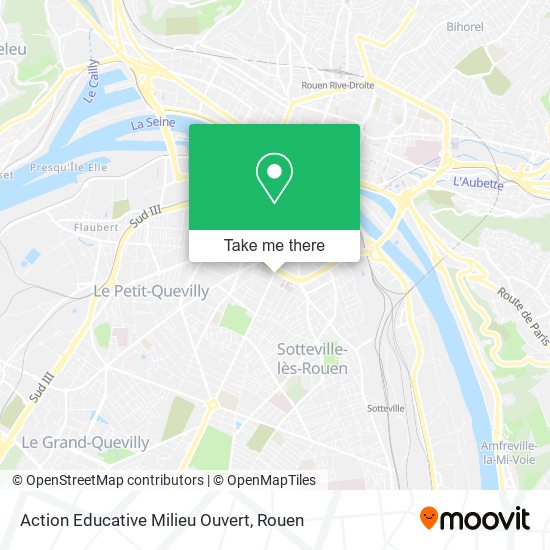 Action Educative Milieu Ouvert map