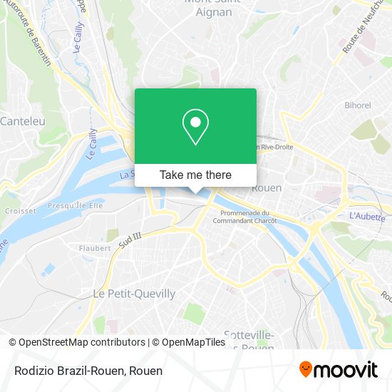 Rodizio Brazil-Rouen map
