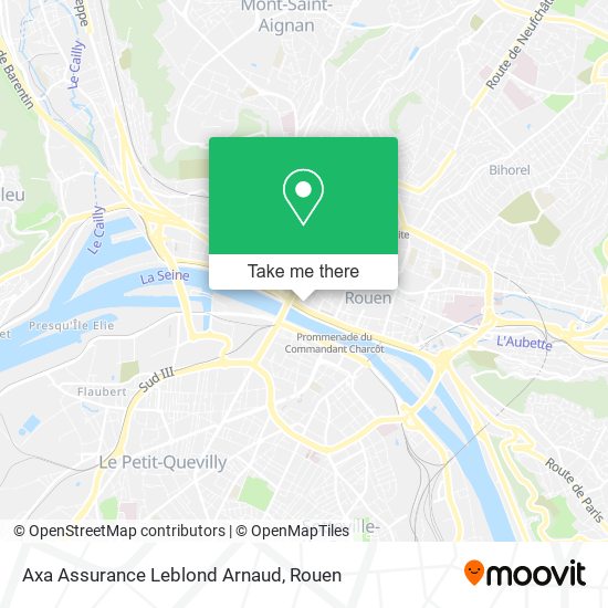 Axa Assurance Leblond Arnaud map