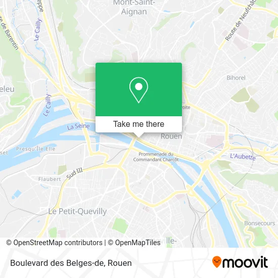 Boulevard des Belges-de map