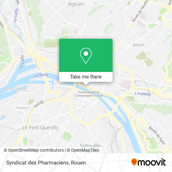 Syndicat des Pharmaciens map