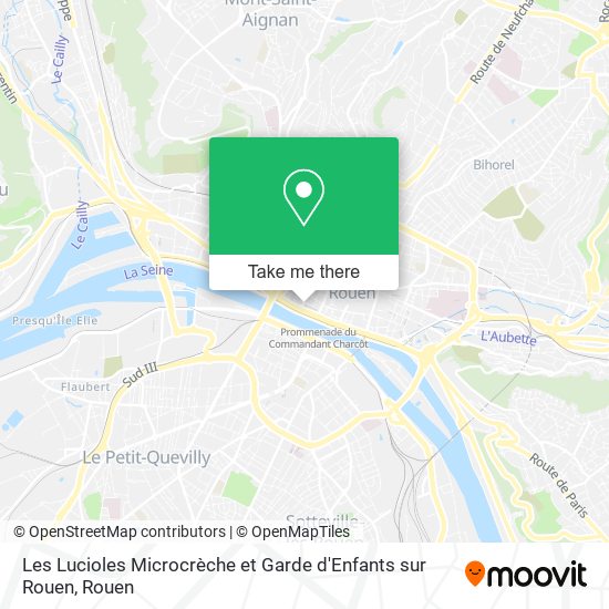 Les Lucioles Microcrèche et Garde d'Enfants sur Rouen map