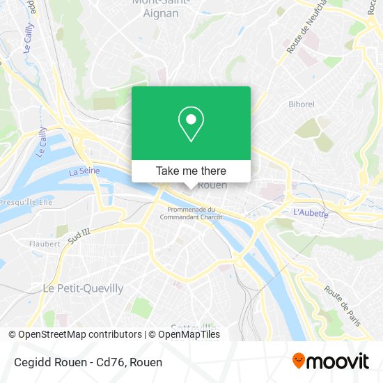 Cegidd Rouen - Cd76 map