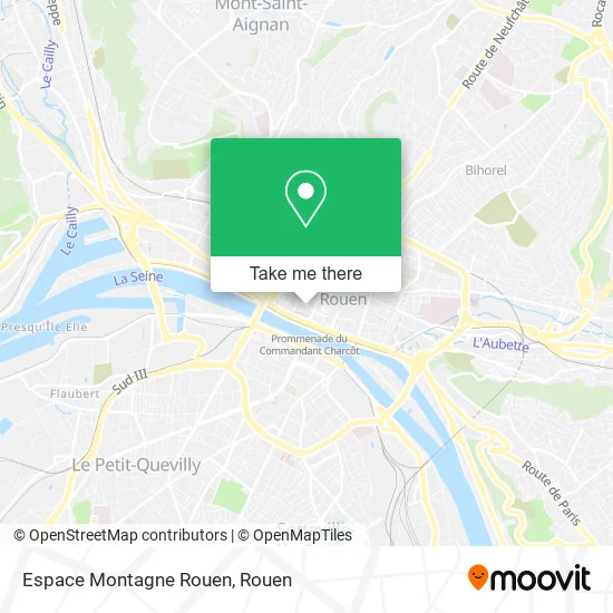 Espace Montagne Rouen map