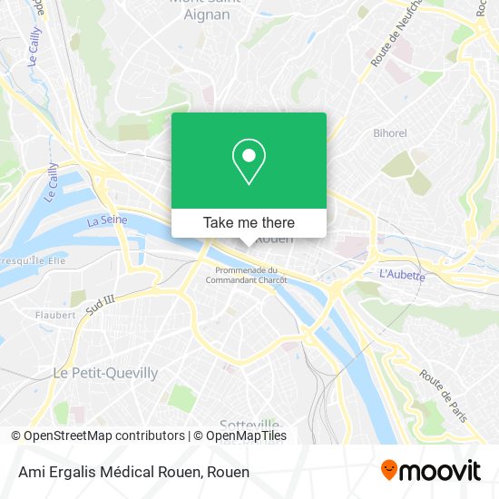 Mapa Ami Ergalis Médical Rouen