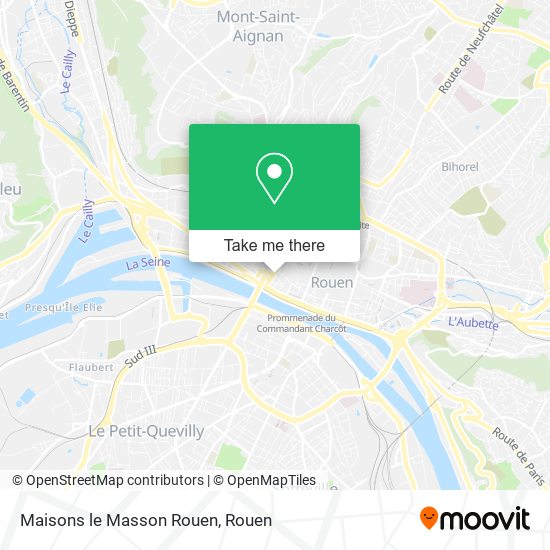 Maisons le Masson Rouen map