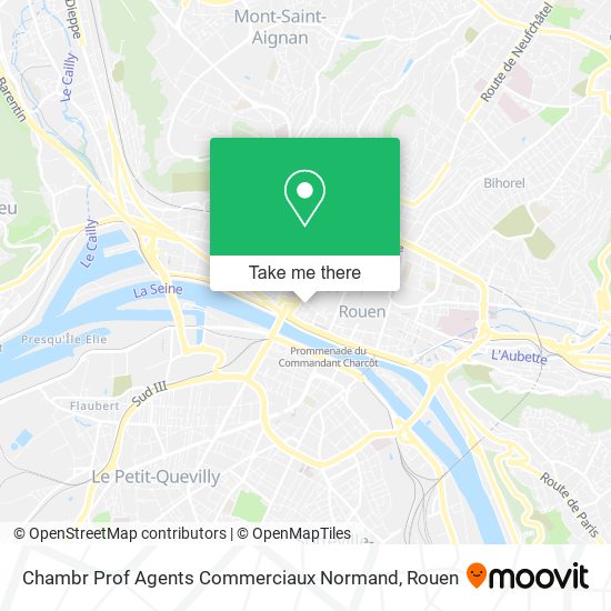 Chambr Prof Agents Commerciaux Normand map