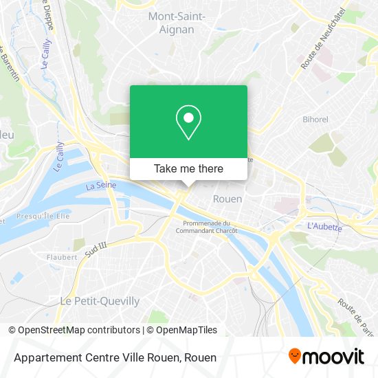 Appartement Centre Ville Rouen map