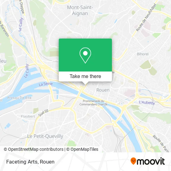 Faceting Arts map