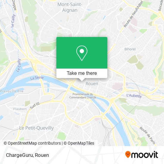 Mapa ChargeGuru