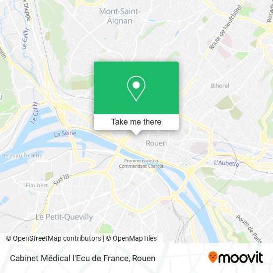 Cabinet Médical l'Ecu de France map