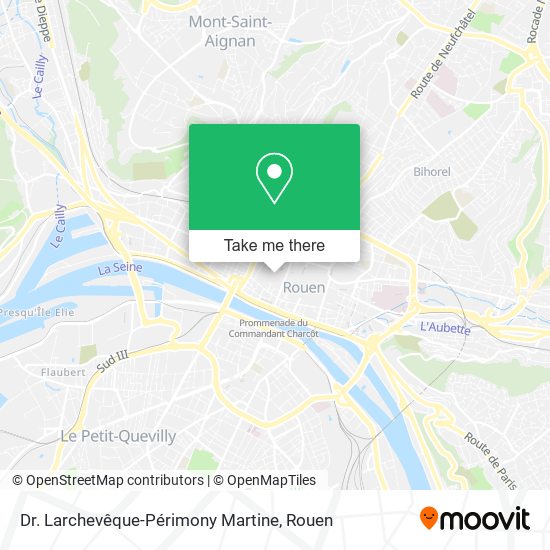Mapa Dr. Larchevêque-Périmony Martine