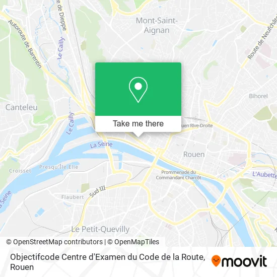 Objectifcode Centre d'Examen du Code de la Route map