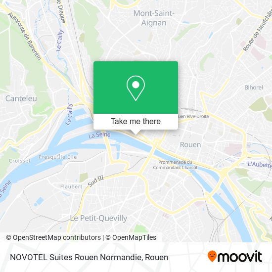 NOVOTEL Suites Rouen Normandie map