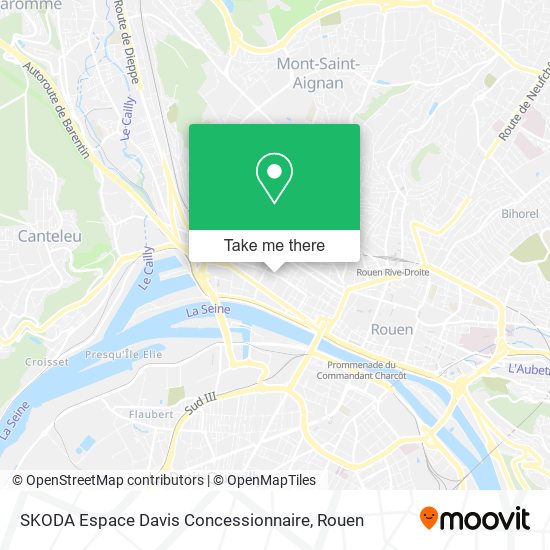 SKODA Espace Davis Concessionnaire map