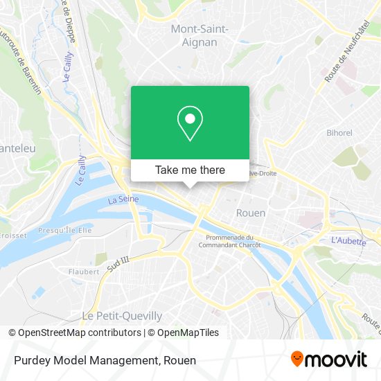 Purdey Model Management map